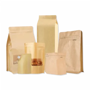 In Stock Kraft Paper Pouch Set