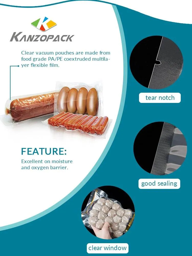 Food Vacuum Sealer Bags Flexible Packaging Bag Kanzo Pack