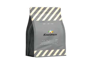KanzoPack | Custom Pouch & Rollstock Packaging Manufacturer 17 flat bottom bag mock up